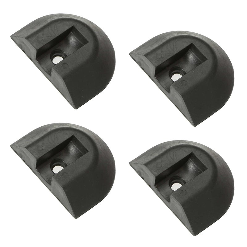 US Cargo Control Angled End Caps for L Track Rails (4-Pack)  Eliminates Sharp Edges On Angled L Track Ends  Easily Roll Motorcycles  ATVs  and Other Wheeled Cargo Over L Track Angled Rails - Image 1